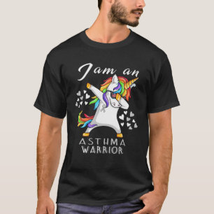 Camiseta Unicórnio Sou Um Guerreiro Da Asma