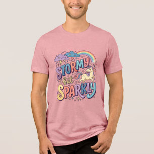Camiseta Unicórnio Tempestuoso mas Brilhante Design Caprich