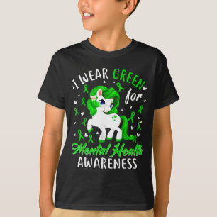 Camiseta Unicórnio usa verde para conscientização sobre saú