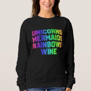 Camiseta Unicórnios Bonitos Sereia Arcos-Chuva Engraçados V