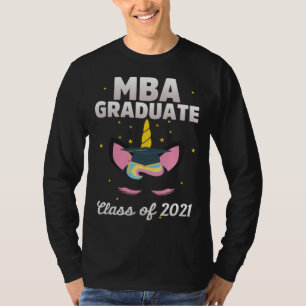 Camiseta Unicórnios Estudantes de MBA Graduados em 2021