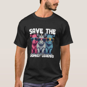 Camiseta Unicórnios Gorduchos Amante de Rinoceronte Mulhere