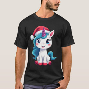 Camiseta Unicórnios Natal_Papai Noel Unicórnio (1