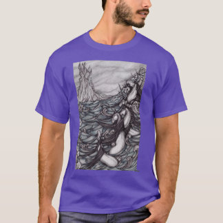 Camiseta Unicórnios no mar amigos