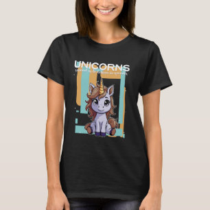 Camiseta Unicórnios Nos Lembram De Acreditar Na Maravilha