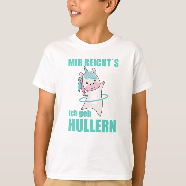 Camiseta Unicórnios O Esportes De Hullern É Rosa, Funny (Frente)
