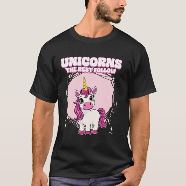 Camiseta Unicórnios O Resto Segue Unicórnio (Frente)