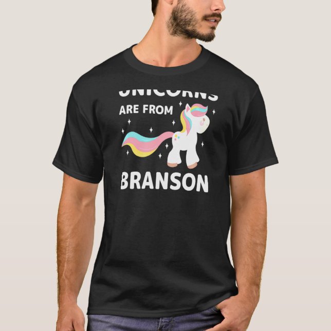 Camiseta Unicórnios São De Branson Missouri Residente Mo Lo (Frente)