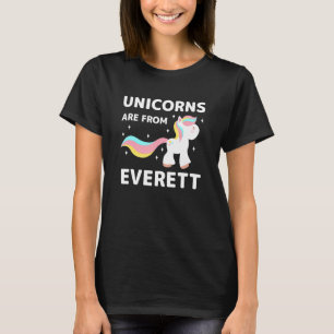 Camiseta Unicórnios São De Everett Washington Residente Wa 