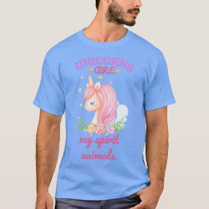 Camiseta unicórnios são meu tema de amante de unicórnios an