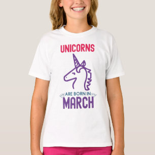 Camiseta Unicórnios são nasceres em marcha 
