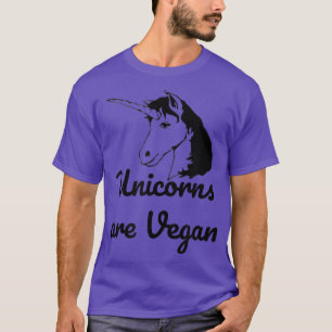 Camiseta Unicórnios são vegetarianos lindos e humorísticos