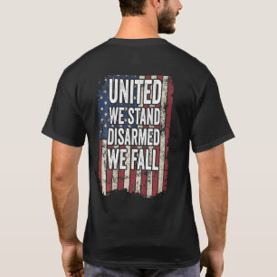 Camiseta Unida, Desarmamos, Nós Caímos Na Defesa Dos Direit
