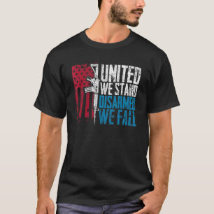 Camiseta Unida Nós Ficamos Desarmados Nós Caímos