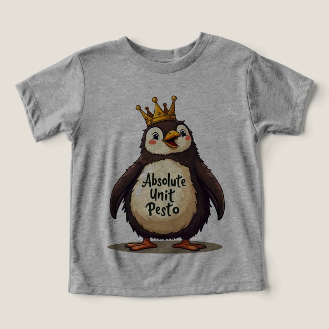 Camiseta Unidade Absoluta Pesto - O Rei Pinguim (Design frontal)