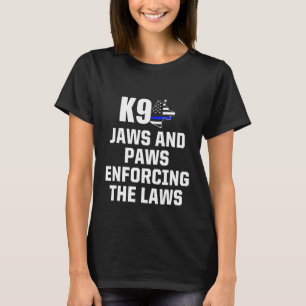 Camiseta Unidade Belga Malinois Pd Jaws Treinamento Policia