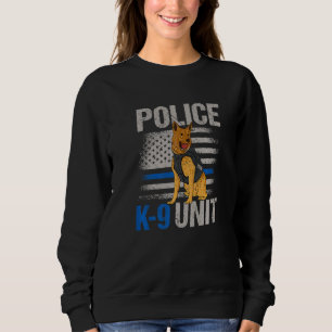 Camiseta Unidade Canina da Polícia para um Tratador de K9