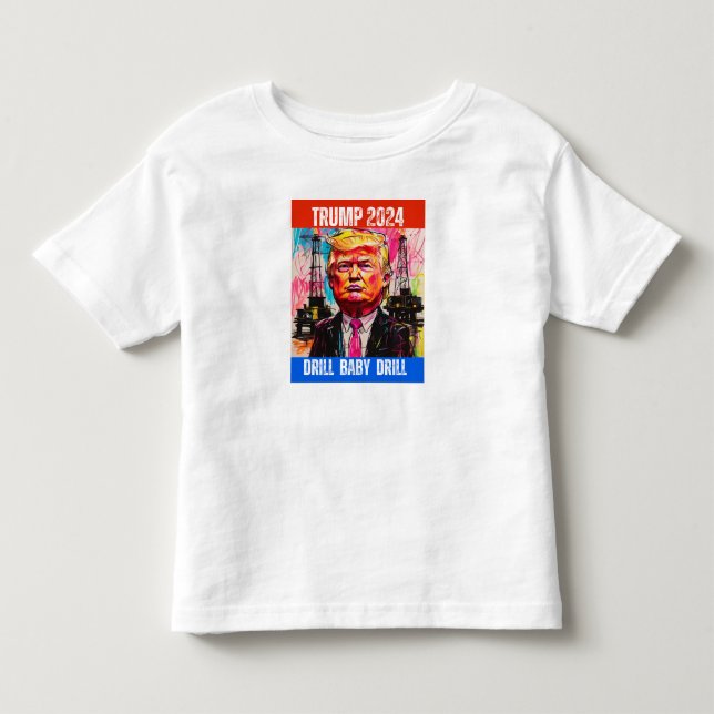 CAMISETA UNIDADE DE BEBÊ DE UNIDADE TRUMP 2024 (Frente)