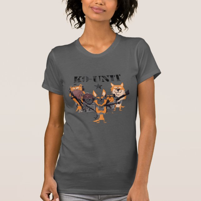 Camiseta Unidade de Cachorro da Polícia do Reino Unido (Frente)