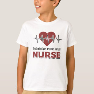 Camiseta Unidade de Cuidados Intensivos Enfermeira Medicina