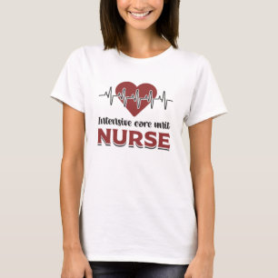 Camiseta Unidade de Cuidados Intensivos Enfermeira Medicina