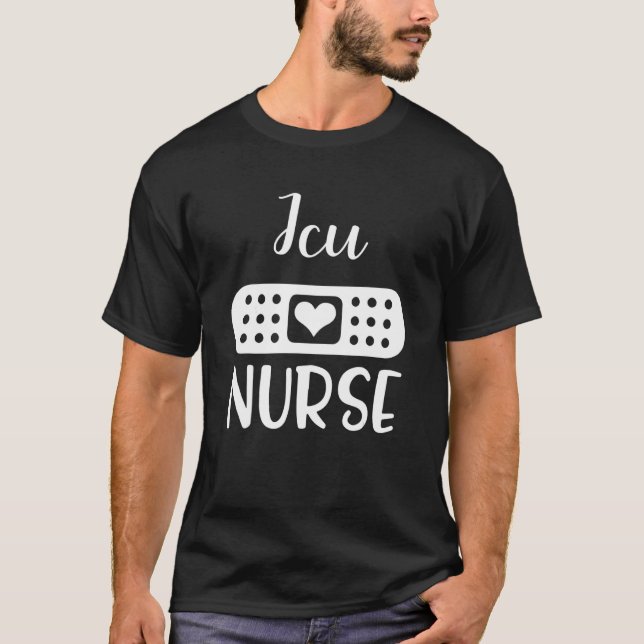 Camiseta Unidade de Cuidados Intensivos Icu (Frente)