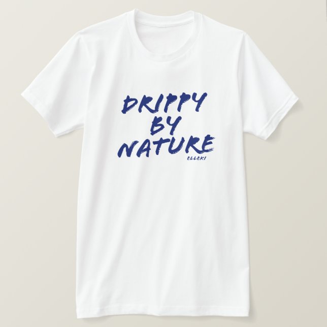 Camiseta Unidade De Disquete Elleki Por Natureza (Frente do Design)
