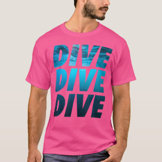 Camiseta Unidade de Equipamento de Mergulho Scuba de Arte d