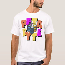 Camiseta Unidade de Medida de Dados em Petabyte