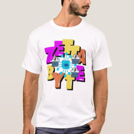 Camiseta Unidade de Medida de Dados em Zetabyte