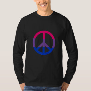 Camiseta Unidade de Paz Bissexual Bi Orgulho Bissexual Band