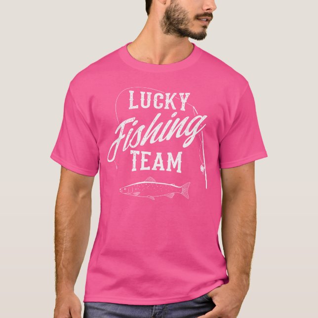 Camiseta Unidade De Pesca Sortuda (Frente)