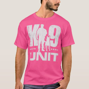 Camiseta Unidade de Polícia da Unidade de Cachorro Malinois