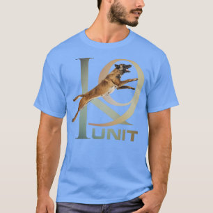 Camiseta Unidade de Polícia da Unidade K9 de Cachorro Malin