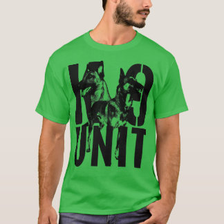 Camiseta Unidade de Polícia da Unidade K9 de Cachorro Malin