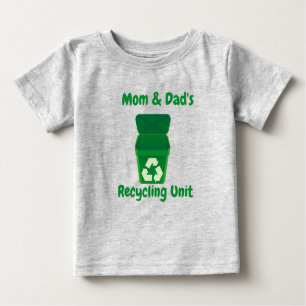 Camiseta Unidade de Reciclagem e Pai