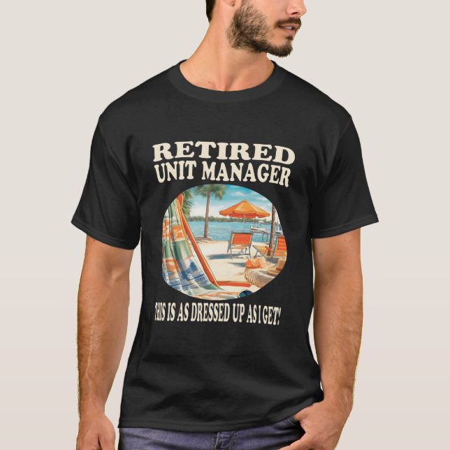 Camiseta Unidade de Relaxamento para Aposentados (Frente)