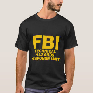 Camiseta Unidade de Resposta aos Riscos Técnicos do Fbi