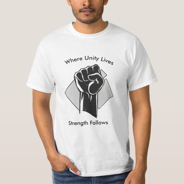 Camiseta Unidade e Força Inspiradora (Frente)