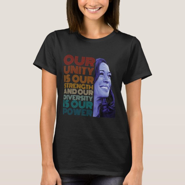 Camiseta Unidade É Nossa Forte Diversidade É Nosso Camelo D (Frente)
