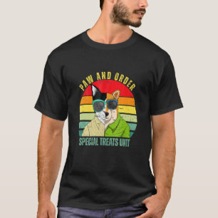 Camiseta Unidade Felina Especial Ordem e Patinha Animais De