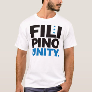 Camiseta Unidade filipina - azul e preto