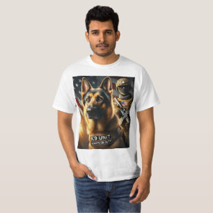 Camiseta Unidade K9 - sempre em funcionamento   Um tributo 