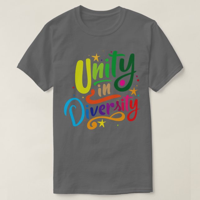Camiseta Unidade na diversidade 2 (Frente do Design)