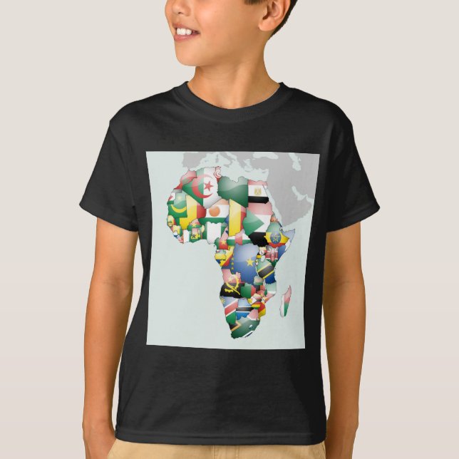 Camiseta Unidade na Diversidade: Coleção de Sinalizadores d (Frente)
