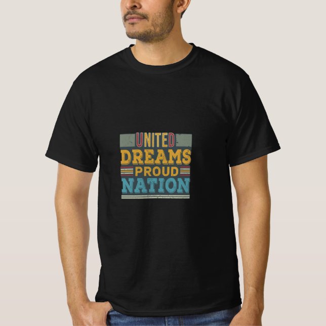 Camiseta Unidade na Diversidade. Design de camisa. (Frente)