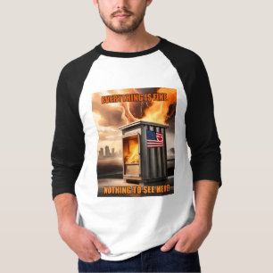 Camiseta Unidade Norte-Americana: Aumentando na fumaça