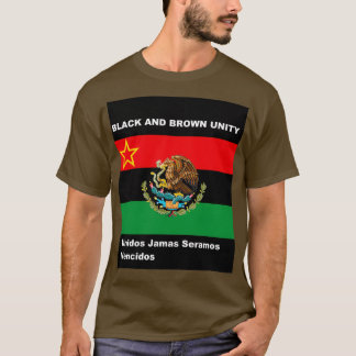 Camiseta Unidade Preta e Marrom