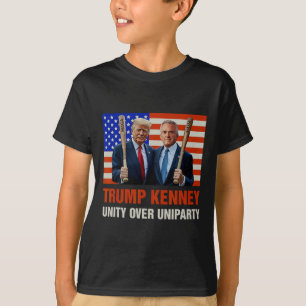 Camiseta Unidade Trump Kennedy Sobre Uniparty 2025 Eleição