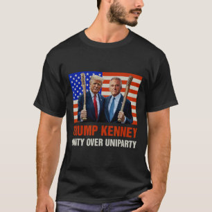 Camiseta Unidade Trump Kennedy Sobre Uniparty 2025 Eleição